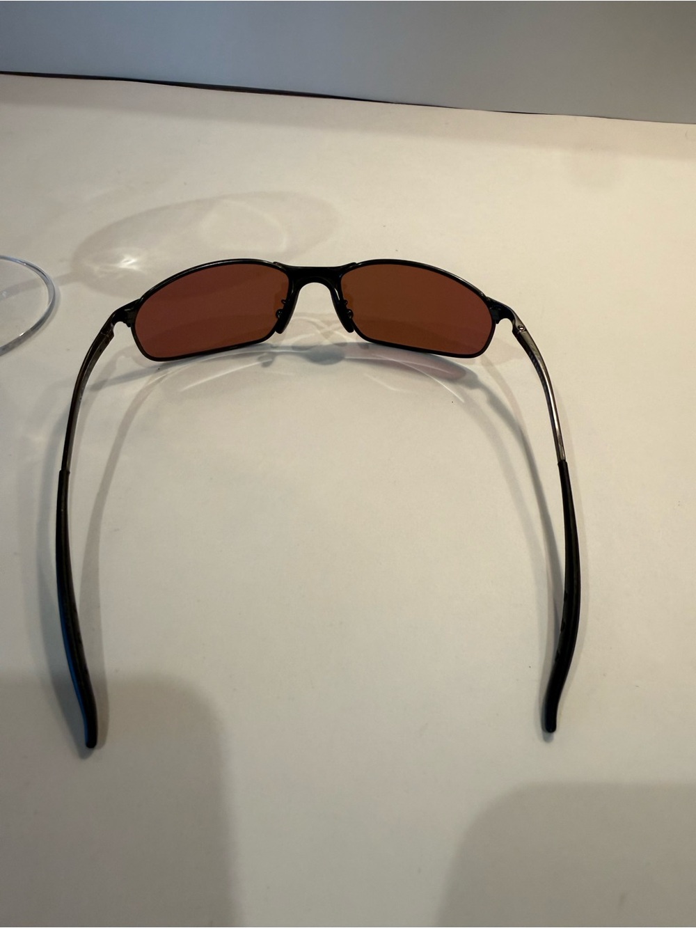 Like New Serengeti Black Metal Framed Polarized Sunglasses Arm (Model 6952) - Picture 4 of 6
